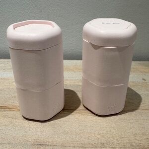 Cadence Flex Large Extender Magnetic Travel Capsules Pink (Petal) NWOT X 2
